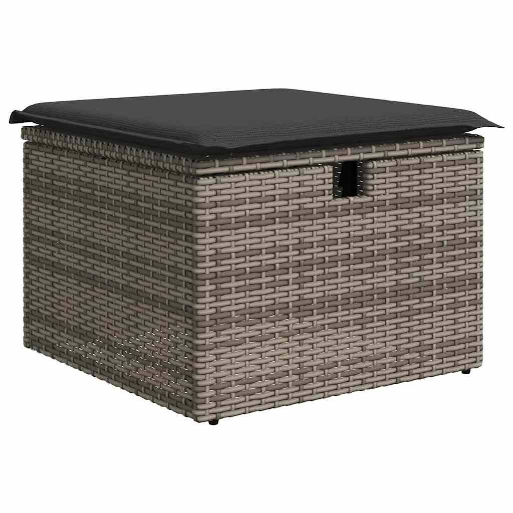 Vidaxl - Salon de jardin 6 pcs avec coussins gris résine tressée vidaXL 3274810 - Image 7