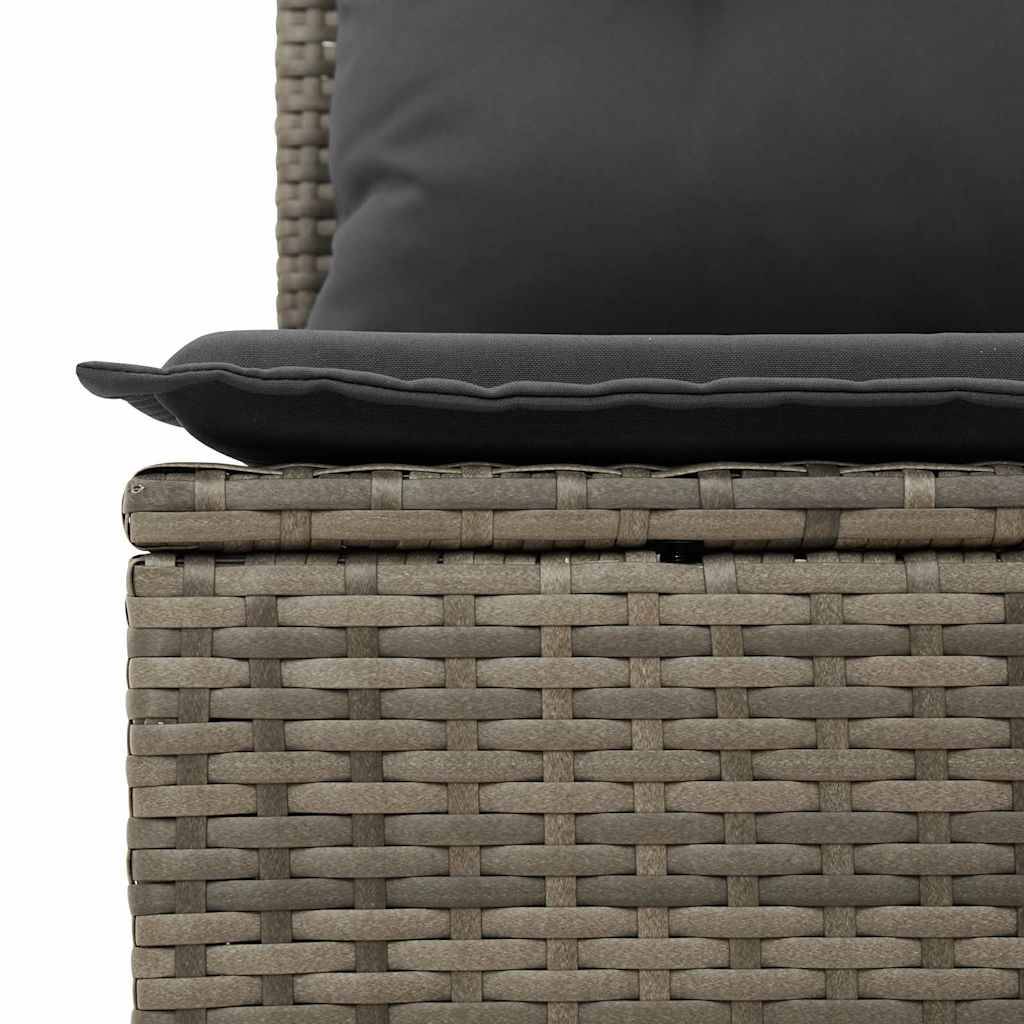 Vidaxl - Salon de jardin 6 pcs avec coussins gris résine tressée vidaXL 3274810 - Image 4