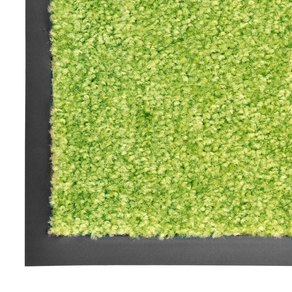 Grand Tapis d'Entrée Vert Polyamide Lavable Absorbant Antidérapant pour Magasin 90x120 cm – ComfortXL Outdoor Living - Image 5