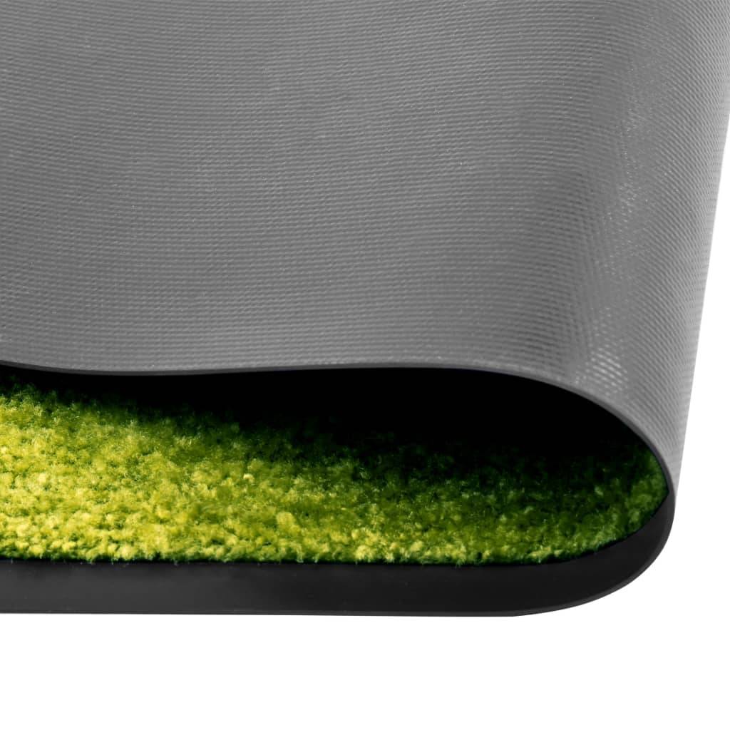 Grand Tapis d'Entrée Vert Polyamide Lavable Absorbant Antidérapant pour Magasin 90x120 cm – ComfortXL Outdoor Living - Image 2