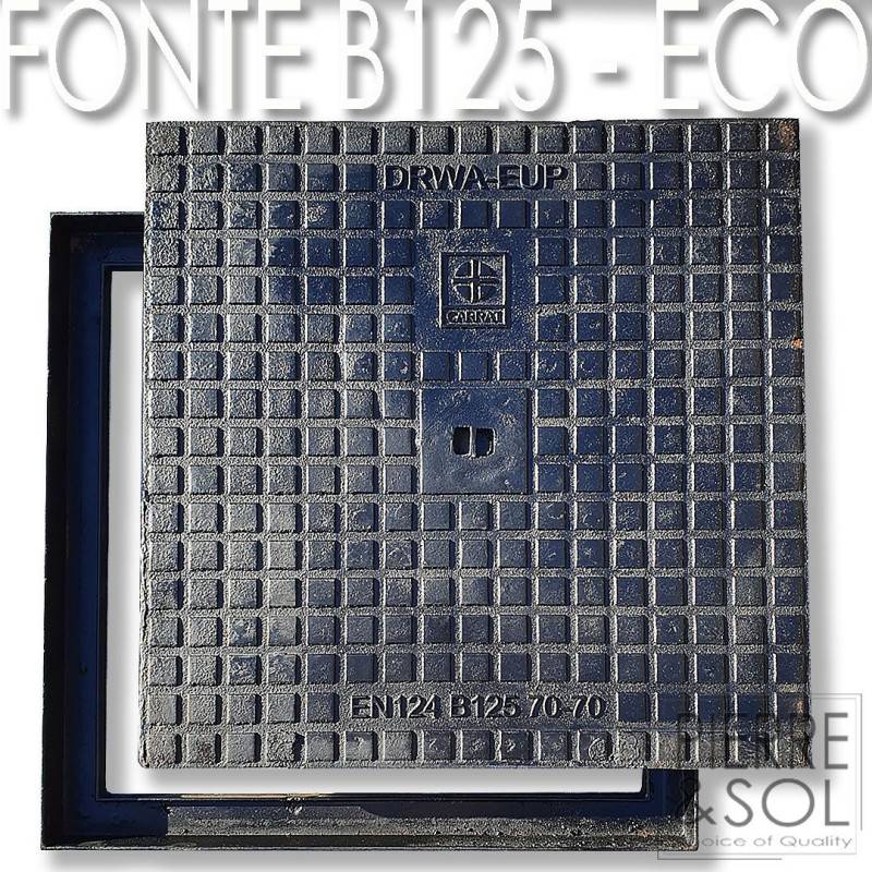 Regards et Couvercles hydrauliques en fonte B125 - LINE ECO - 40 x 40 cm - Image 1
