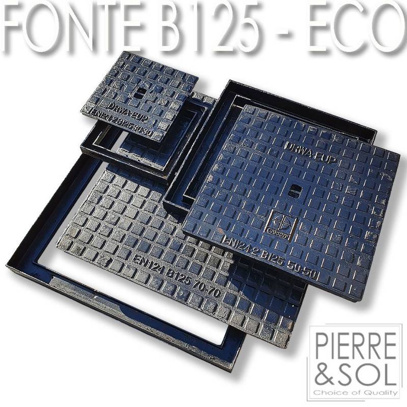 Regards et Couvercles hydrauliques en fonte B125 - LINE ECO - 40 x 40 cm - Image 3