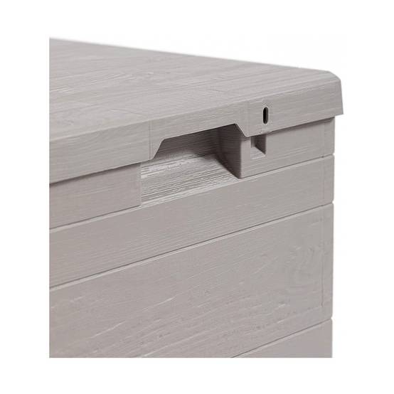Coffre de jardin 90L WOODY'S 42xP44xH50 cm Résine - Image 4