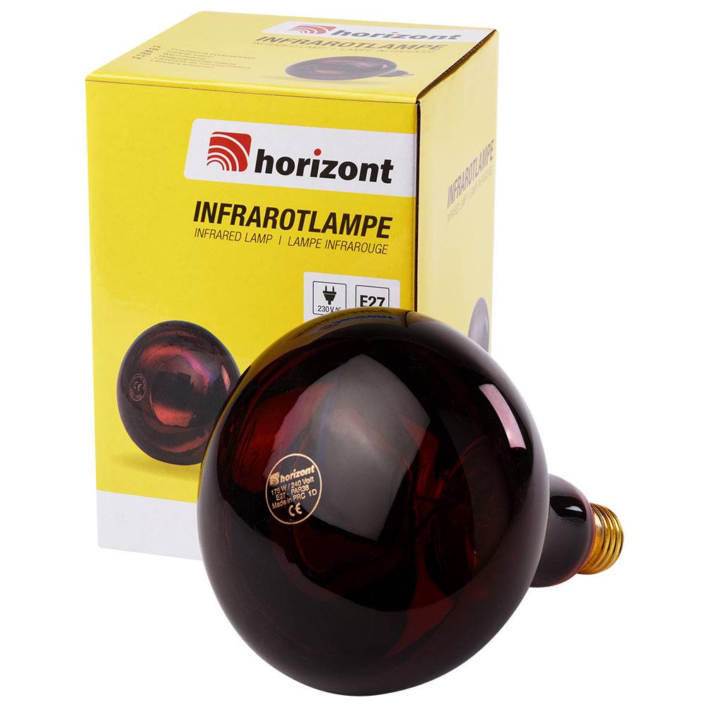 Horizont - Ampoule infrarouge IR 175 W rouge - Image 3