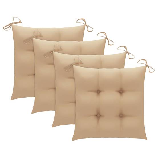 Lot de 4 chaises de jardin bois d'acacia gris 54 x 61 x 88 cm - PANGIVO - Image 9
