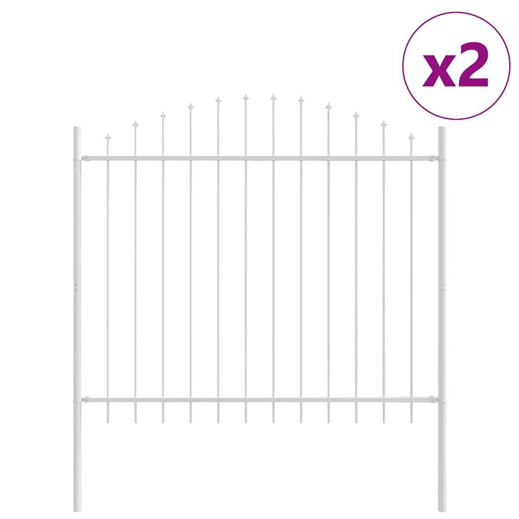 Maison Chic - Clôture de jardin - Panneau de clôture - Palissade Blanc 340 x 125 cm g490 - Image 1