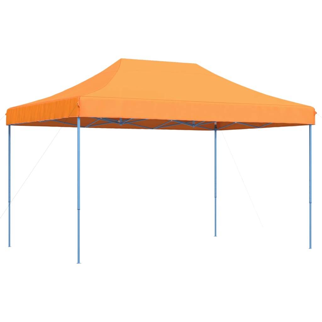Tente de réception acier orange 440 x 292 x 315 cm - PANGIVO - Image 4