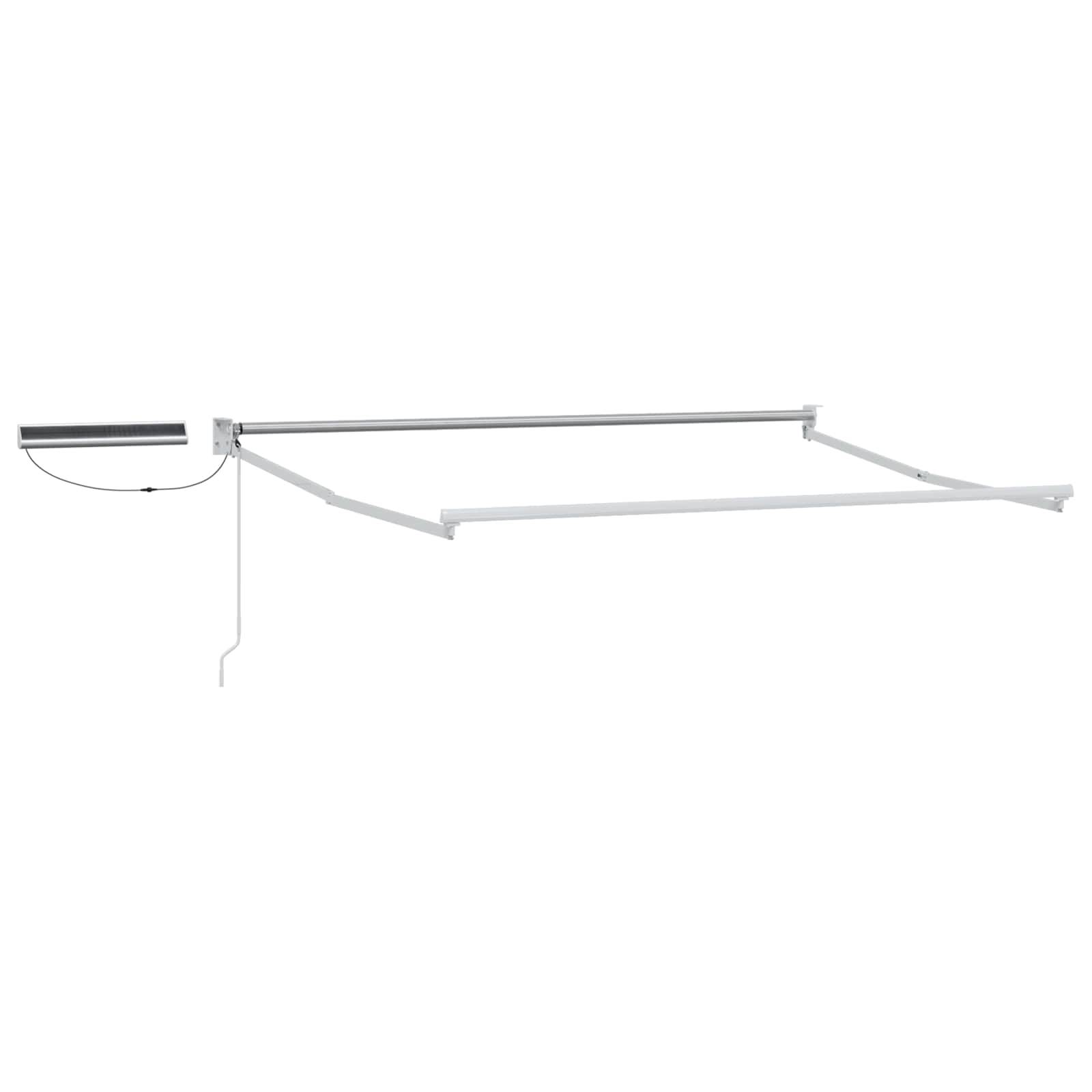 ComfortXL - Store banne électrique alu polyester terrasse motorisé solaire beige blanc 3,5x2,5m - ComfortXL Outdoor Living - Image 3