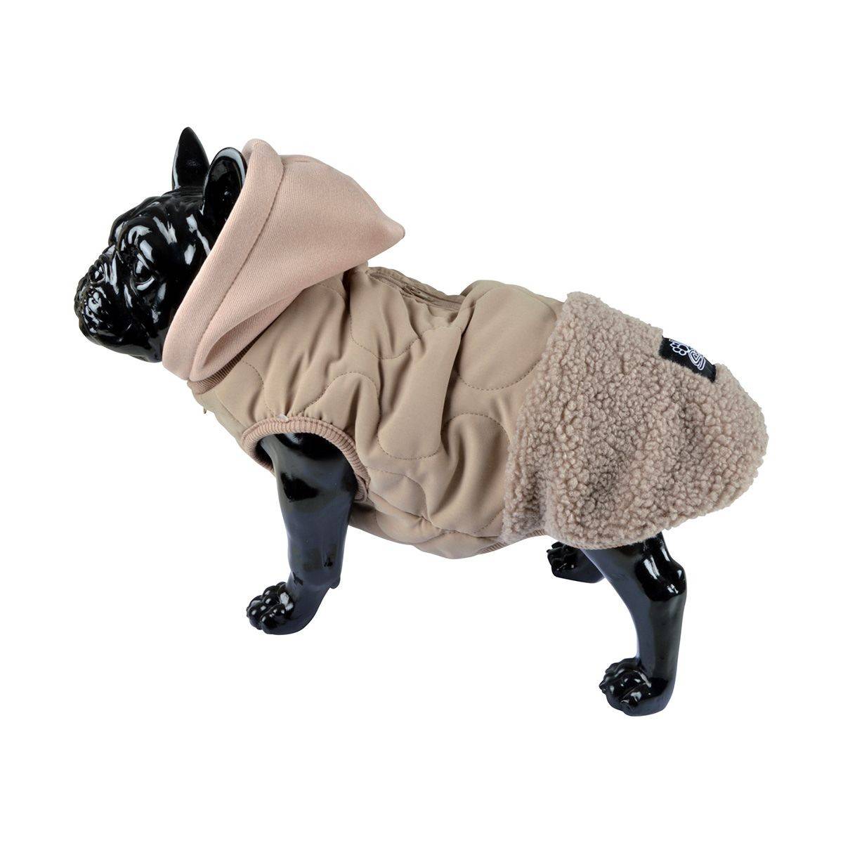 Love Story - Manteau Matelassé Pour Chien "Teddy" 35cm Beige - Image 7