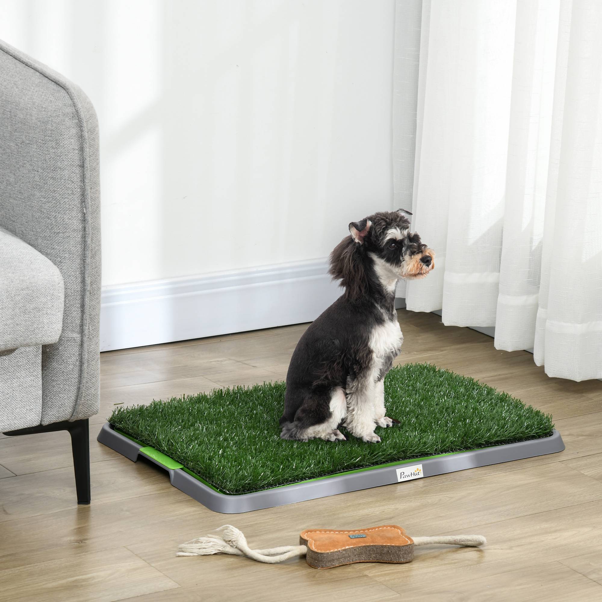 ComfortXL - Toilette chien gazon artificiel 67x41 cm vert intérieur extérieur apprentissage propreté - ComfortXL Outdoor Living - Image 4