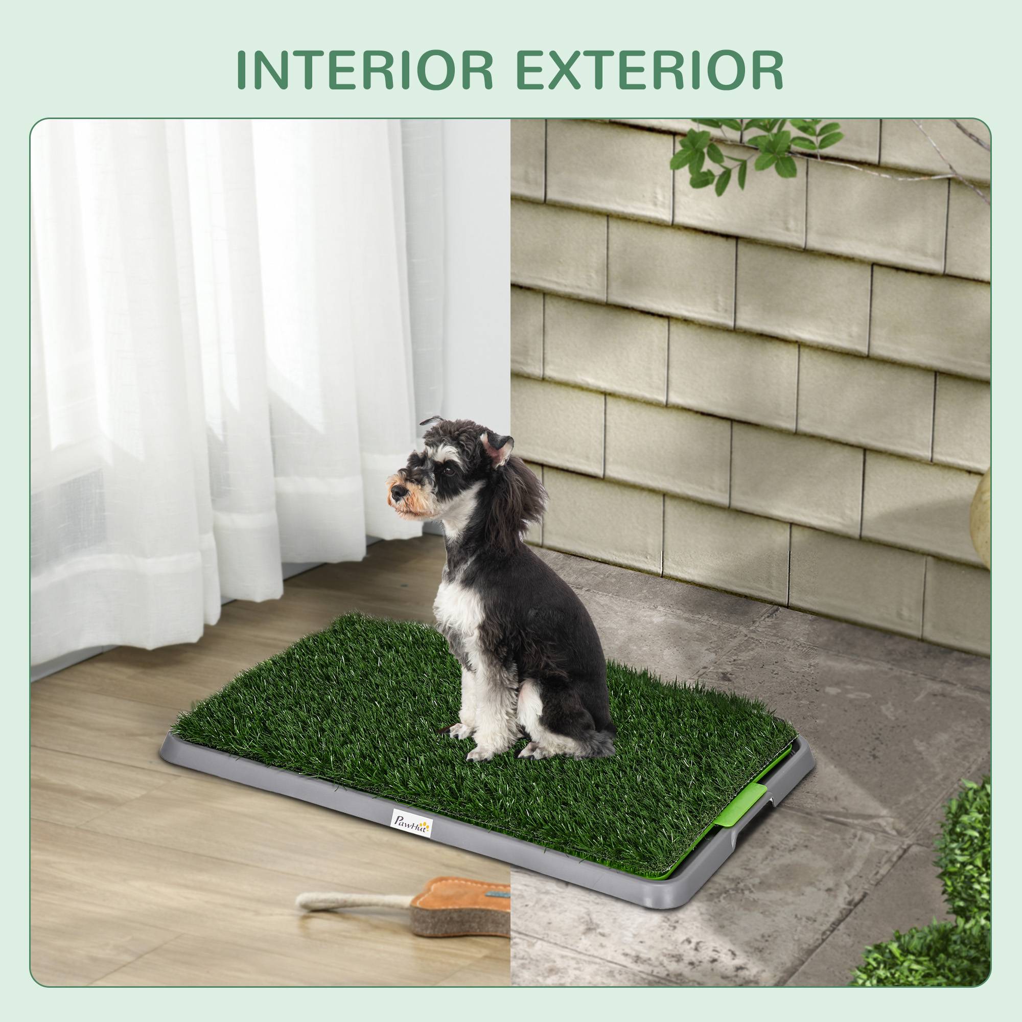 ComfortXL - Toilette chien gazon artificiel 67x41 cm vert intérieur extérieur apprentissage propreté - ComfortXL Outdoor Living - Image 9