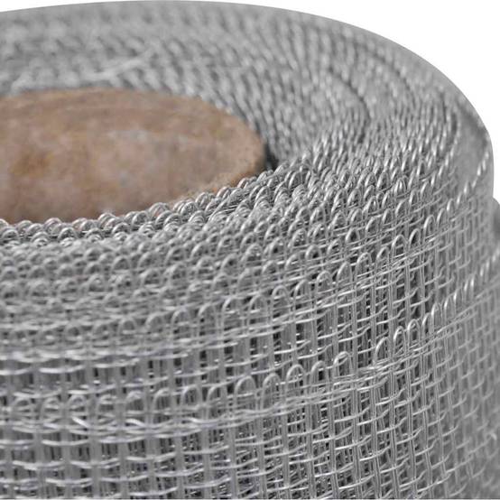 Moustiquaire en maille d'aluminium argenté 100 x 500 cm - PANGIVO - Image 6
