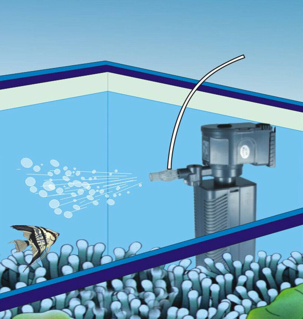 Pompe interne d'aquarium avec panier filtre 1000 litres par heure 16 watts - Image 3