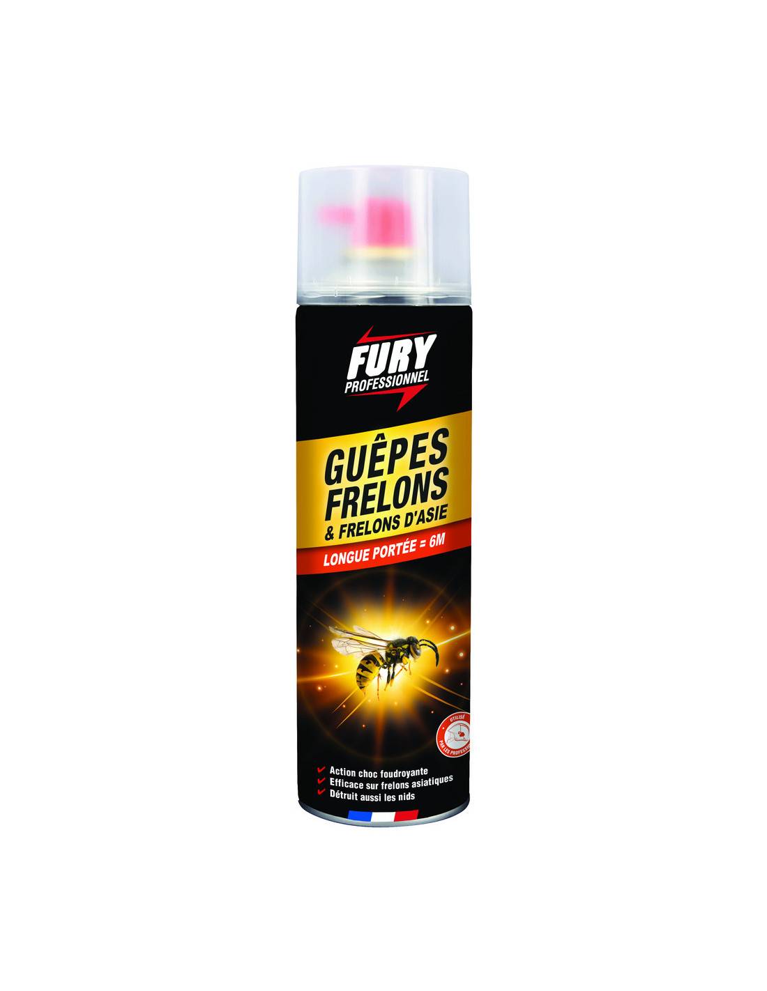 Fury Frelons & Guêpes Insecticide Foudroyant Longue Portée - Fury - Image 1