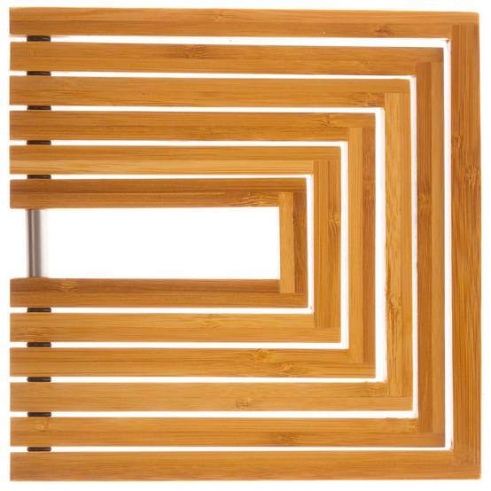 Dessous de Plat Extensible "Bambou" 19cm Naturel - Image 3