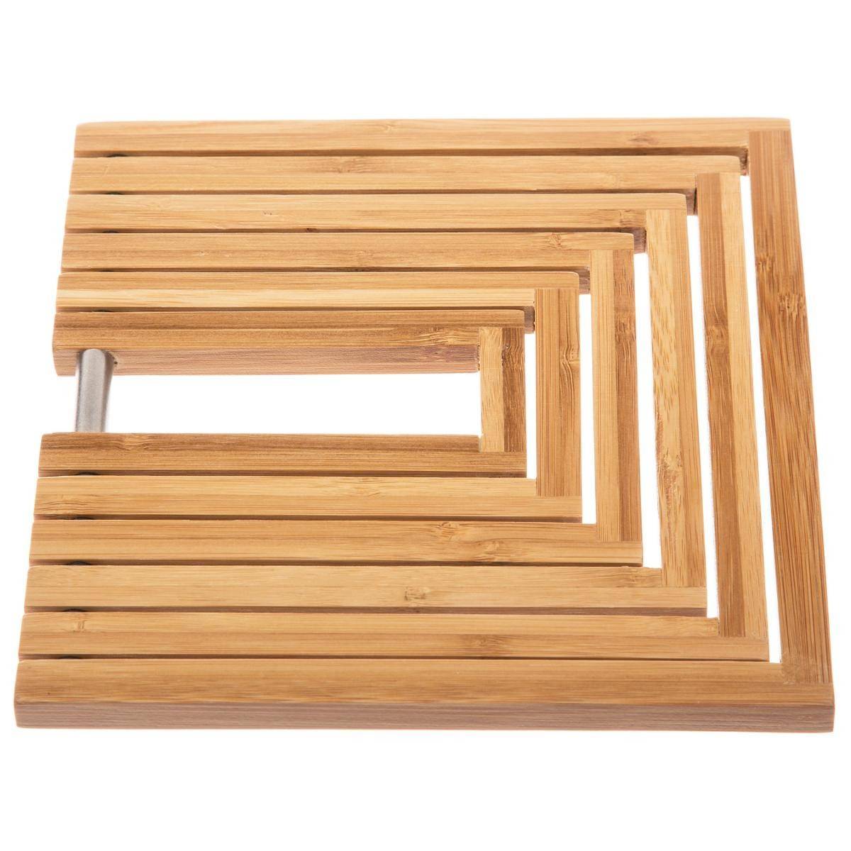 Dessous de Plat Extensible "Bambou" 19cm Naturel - Image 1
