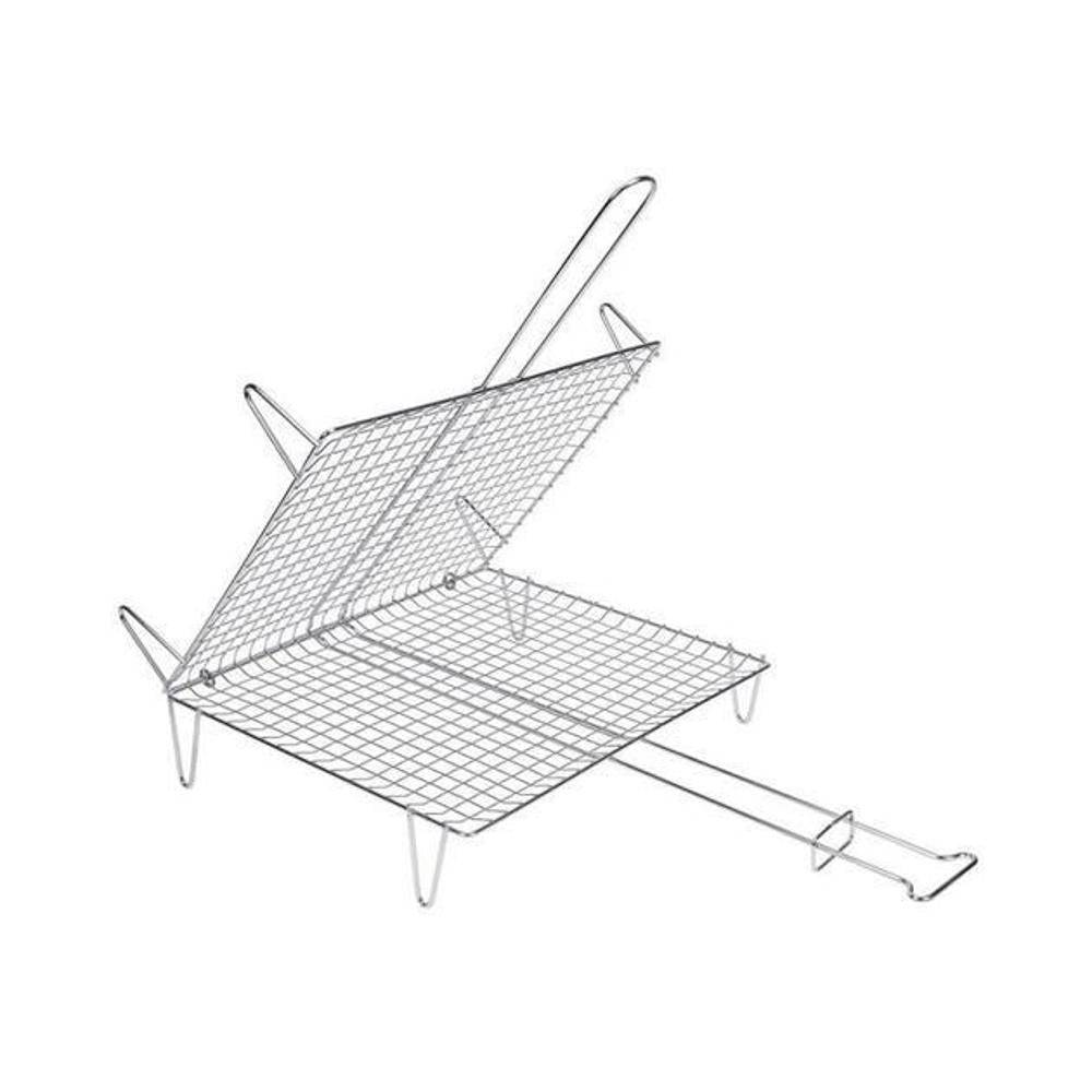 Grille de cuisson poisson barbecue 40 x 45 cm inox - Image 3