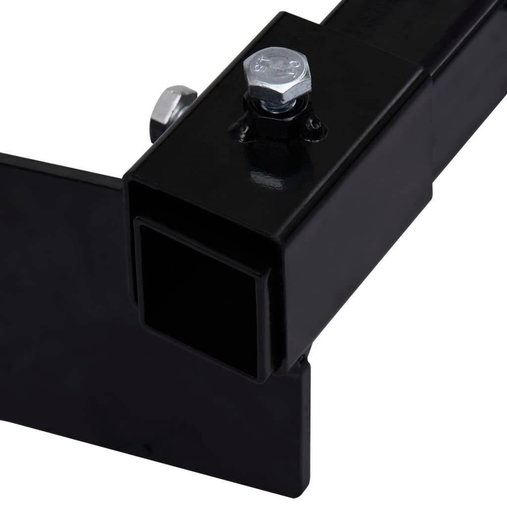 Adaptateur de chasse-neige acier noir 40.1 x 22 x 12 cm - PANGIVO - Image 6