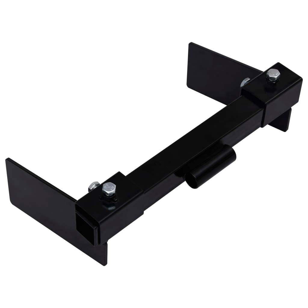 Adaptateur de chasse-neige acier noir 40.1 x 22 x 12 cm - PANGIVO - Image 1