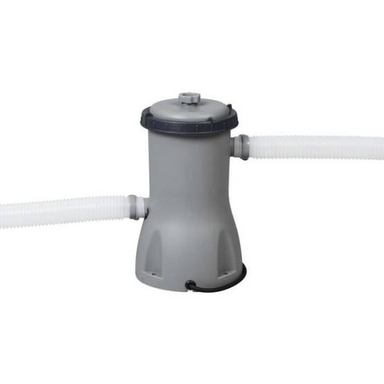 Bestway - Kit Piscine hors sol tubulaire BESTWAY - Steel Pro Max™ - 396 x 122 cm - Ronde (Inclus pompe, echelle, bache et cartouche) - Image 4