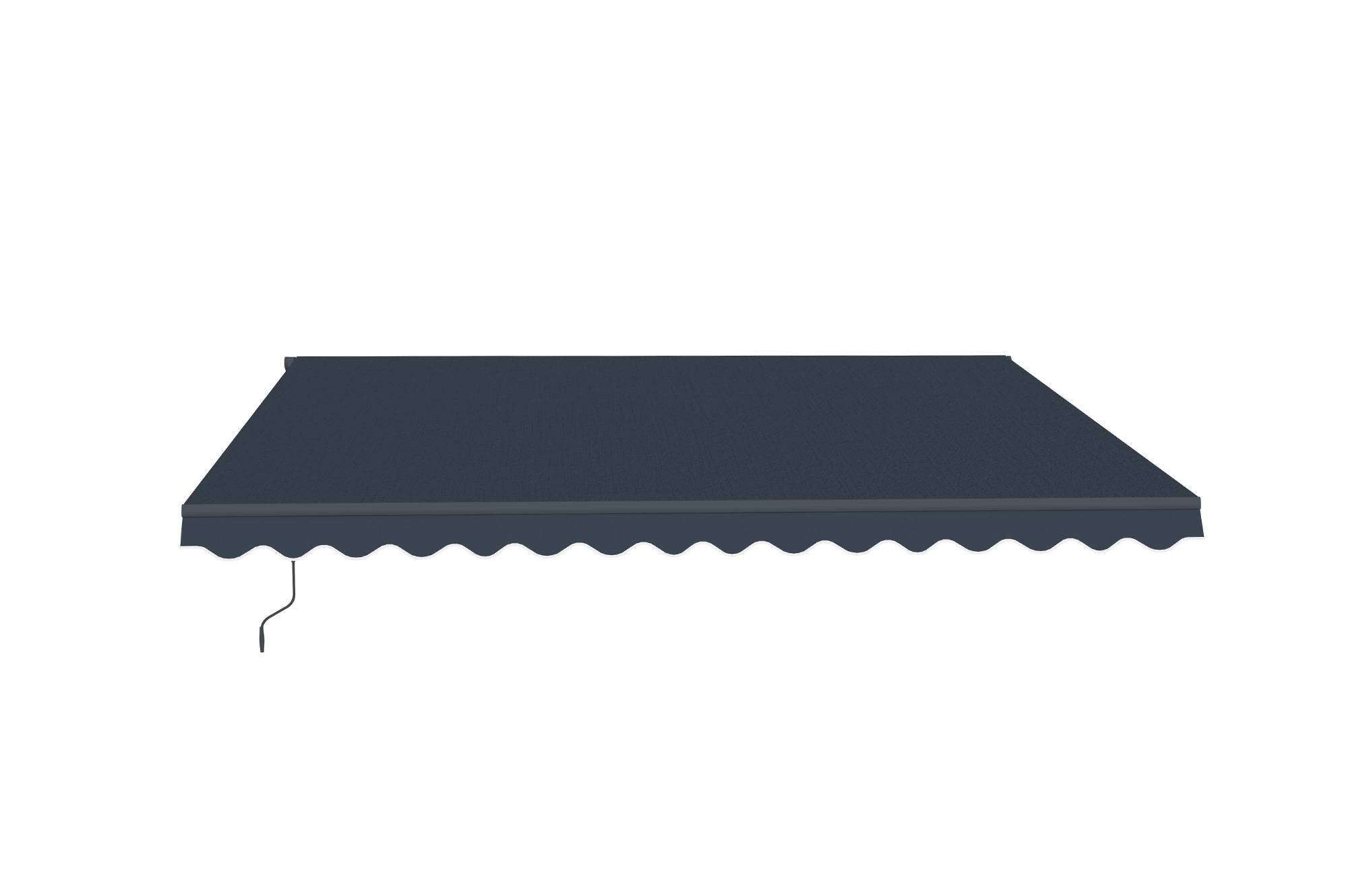 Cazeboo Store banne monobloc VECCHIO 4 m x 3 m - Toile premium 320g/m2 Gris - Image 3
