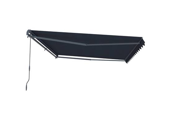 Cazeboo Store banne monobloc VECCHIO 4 m x 3 m - Toile premium 320g/m2 Gris - Image 8