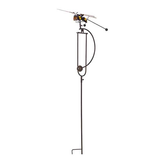 La Grande Prairie - Tuteur mobile abeille Ethel 43x28x130cm - Image 2