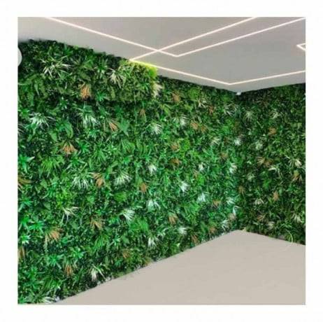 Mur végétal artificiel savane 1m x 1m, Long 13 m - Image 2