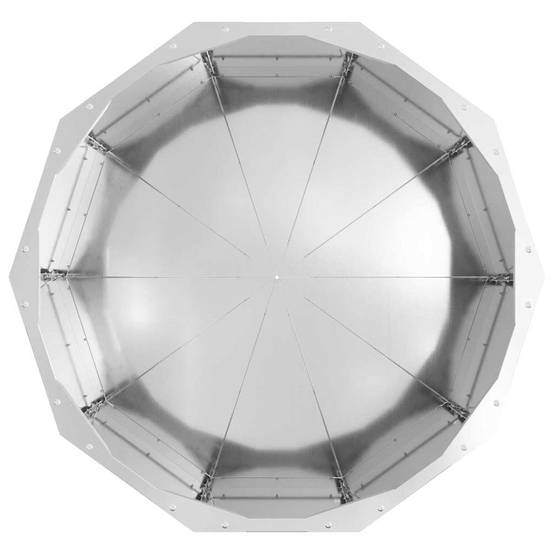 Jardinière Acier galvanisé Argent 60 x 60 x 35 cm - PANGIVO - Image 6