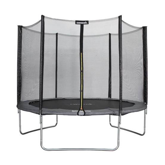 sweeek - Trampoline rond Ø 305cm gris avec son filet de protection - Mars - Trampoline de jardin 3m 300 cm | Qualité PRO. | Normes EU | sweeek - Image 2