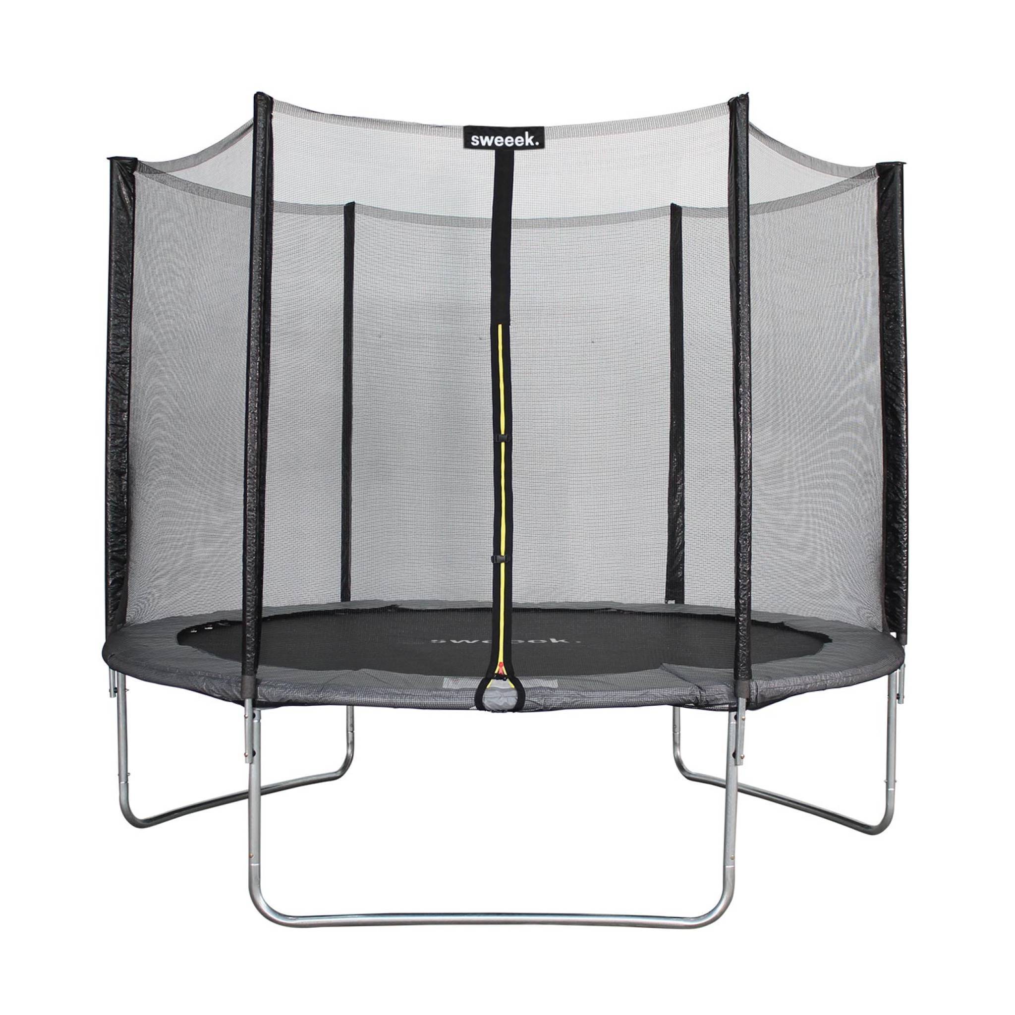 sweeek - Trampoline rond Ø 305cm gris avec son filet de protection - Mars - Trampoline de jardin 3m 300 cm | Qualité PRO. | Normes EU | sweeek - Image 2