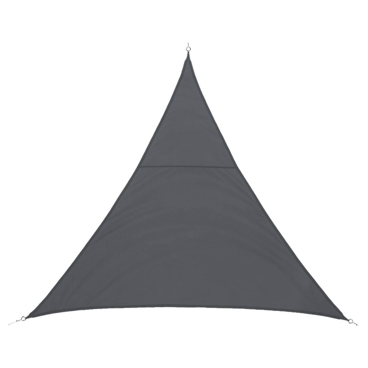 Hesperide - Voile d'ombrage triangulaire "Shae" ardoise 4x4x4m en polyester Hespéride - Image 1