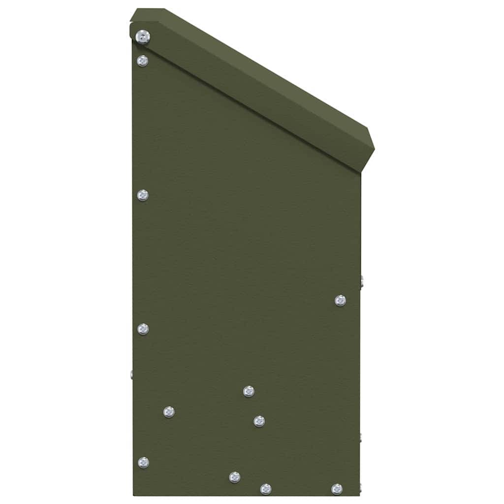 Mini Distributeur Volaille Métal Étanche 3kg Olive - ComfortXL Outdoor Living - Image 5