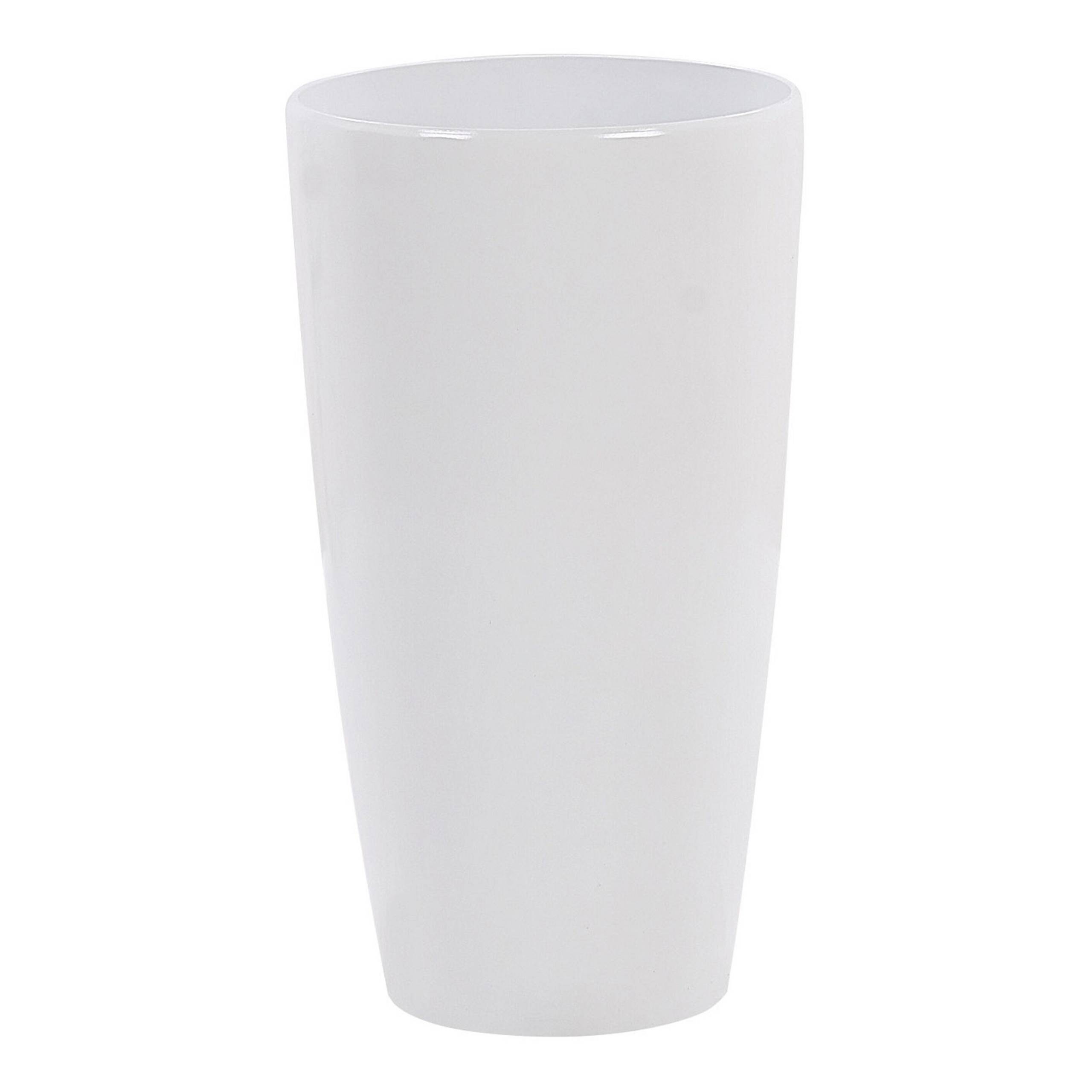 Beliani - Cache-pot d'extérieur Fibre d'argile Blanc TSERIA - 32x32x58- Beliani - Image 2