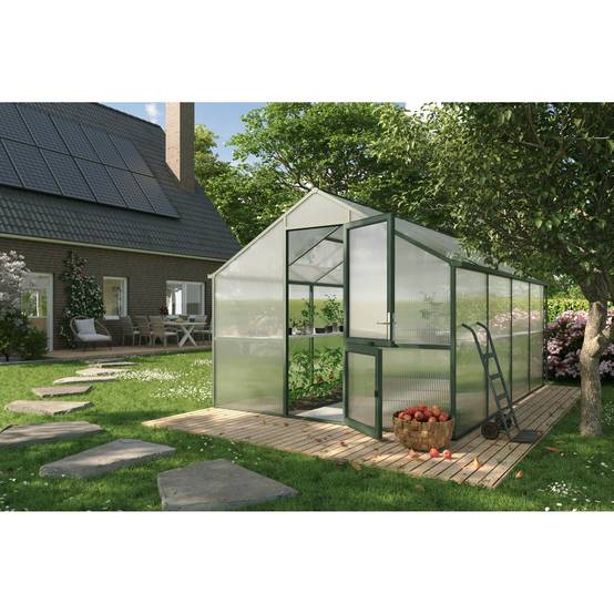 Serre de jardin 12,74m² KGT Nelke IV, Vert - Image 3
