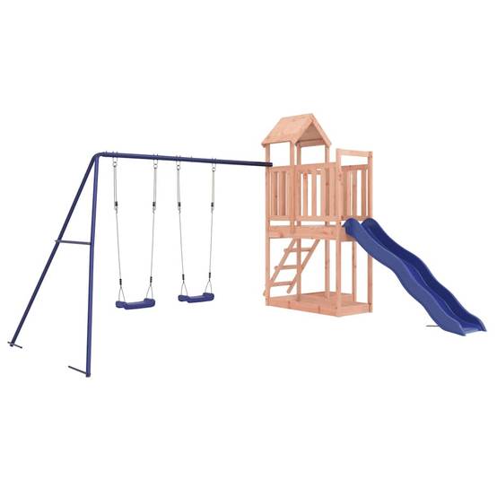 Aire de jeux d'extérieur - Jeu Plein air enfant bois massif de douglas rj41 - Image 1