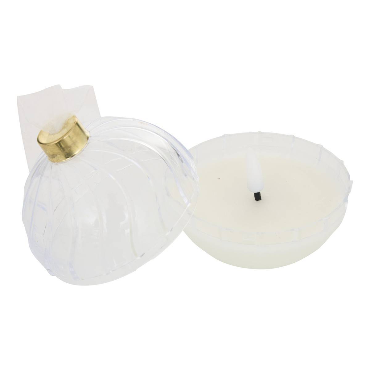 Atmosphera - Bougie LED boule D. 9 cm - Atmosphera Créateur d'intérieur