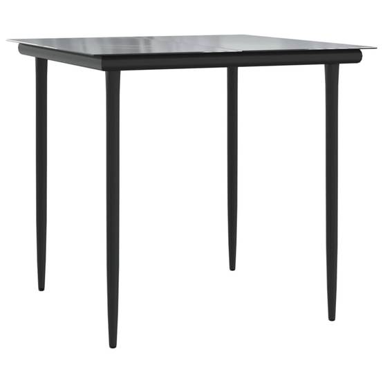 ComfortXL - Petit Salon de Jardin 2 Personnes Résine Tressée Marron pour Balcon avec Table Carrée – ComfortXL Outdoor Living - Image 4
