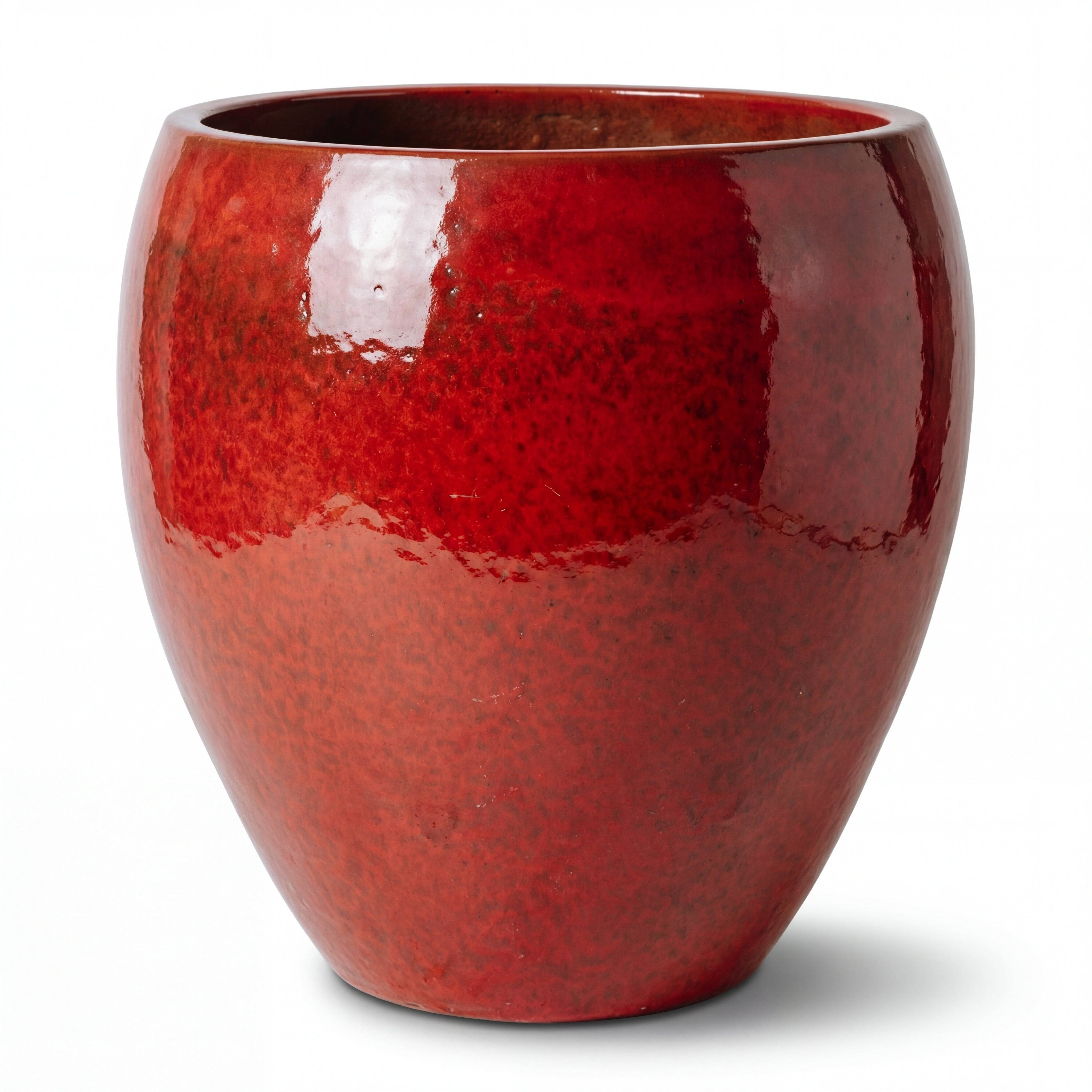 Pot LAFONTAINE 23x35cm rouge tropical