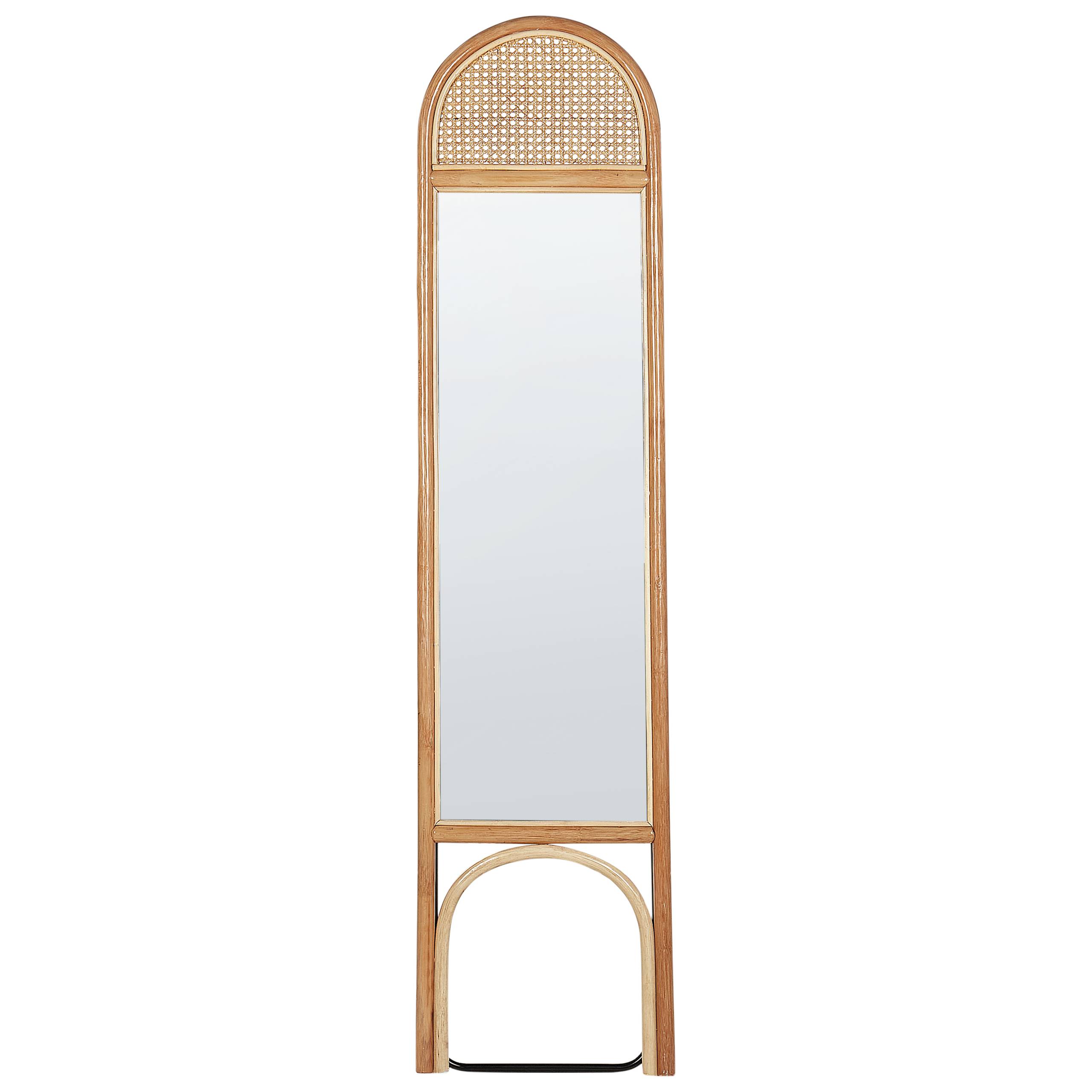 Beliani - Miroir sur pied Rotin Naturel BRUSSEY - Beliani - Image 4