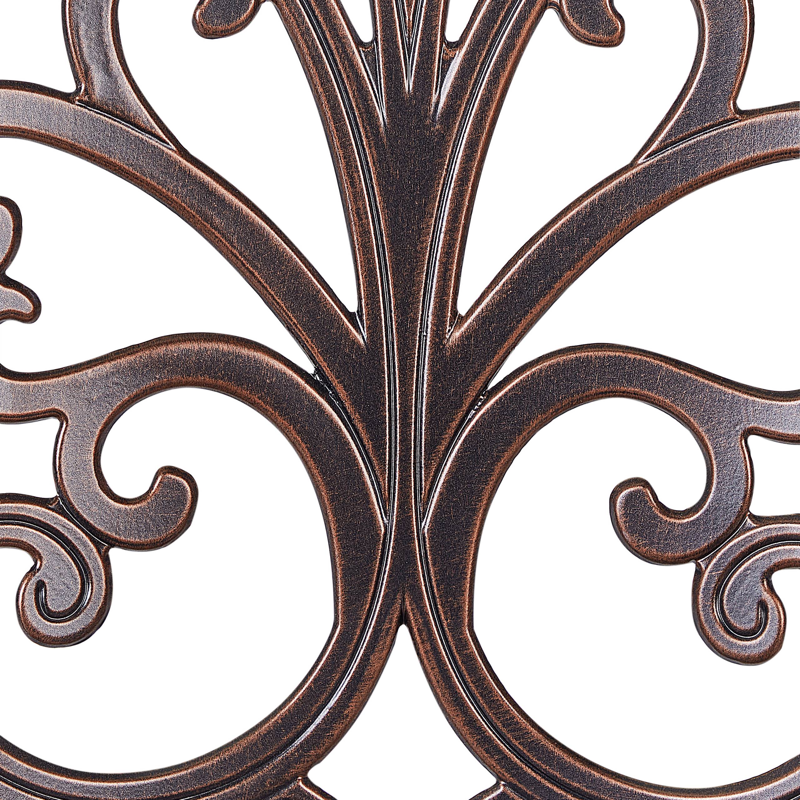 Beliani - Chaise de jardin Aluminium Marron TRIORA - Beliani - Image 9