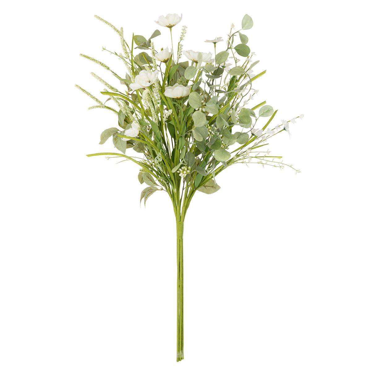 Bouquet de Fleurs Artificielles "Mixtes" 85cm Blanc - Image 1