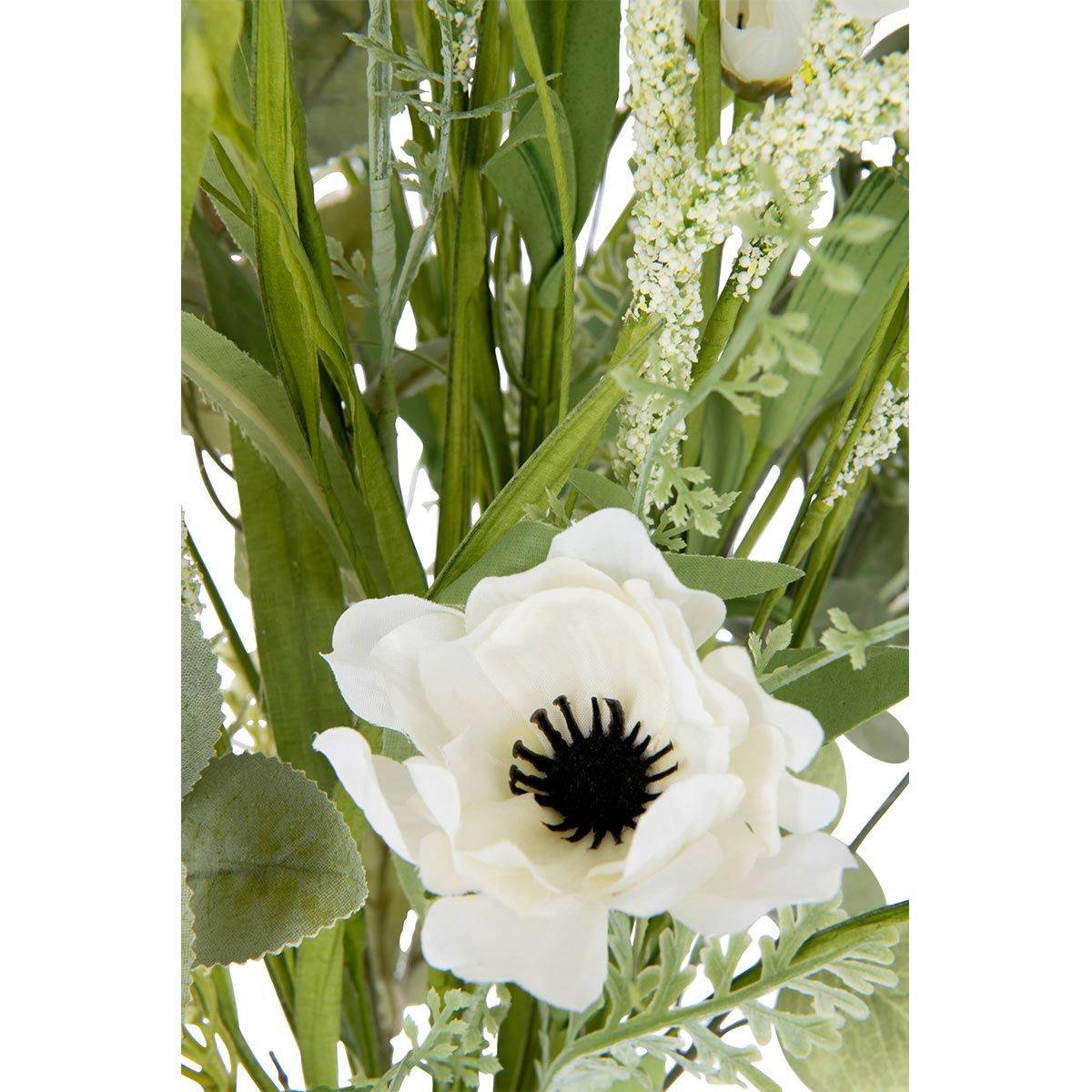 Bouquet de Fleurs Artificielles "Mixtes" 85cm Blanc - Image 4