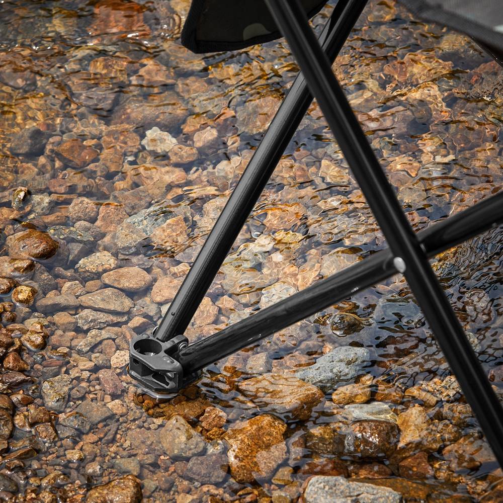 Sobuy - Chaise Pliante Chaise de Camping Chaise Pliante de Camping Chaise de pêche pour l'extérieur Couleur Camouflage L 45 x I 43 x H 74cm SoBuy - Image 7