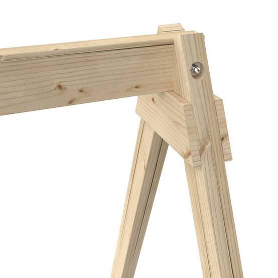 Aire de jeux GESSETTE avec toit - plateforme 87 cm - mur d’escalade - 2 balançoires & toboggan – TP TOYS - Image 9