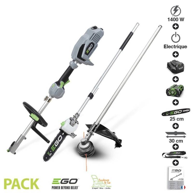 Ego Power + - Pack coupe herbe élagage avec moteur électrique sans fil chargeur batterie 56v Egopower - Image 1