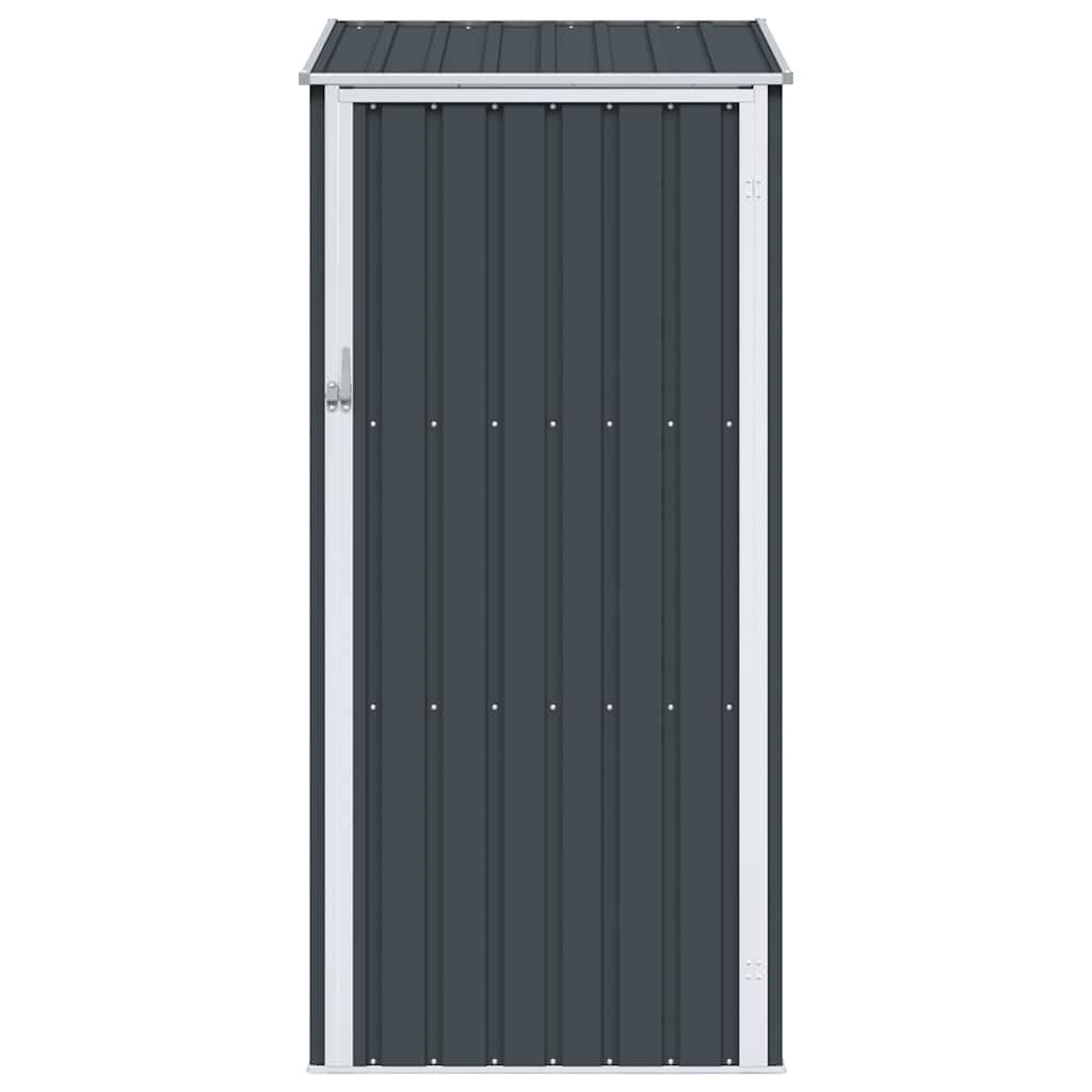 Abri de jardin métal anthracite 87 x 98 x 148/159 cm - PANGIVO - Image 4