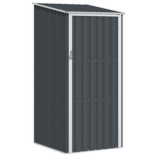 Abri de jardin métal anthracite 87 x 98 x 148/159 cm - PANGIVO - Image 1