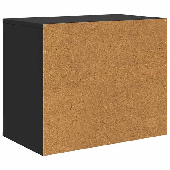 Maison pour chat bois d'ingénierie noir 51 x 30 x 42.5 cm - PANGIVO - Image 7