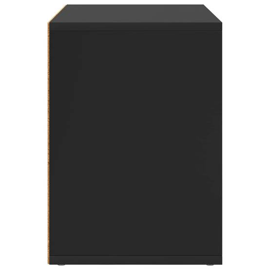 Maison pour chat bois d'ingénierie noir 51 x 30 x 42.5 cm - PANGIVO - Image 6